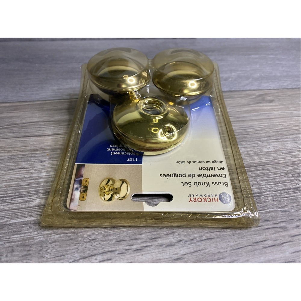 Hickory Hardware 1137 Brass Replacement Door Knob Polished Brass - Picture 9 of 10